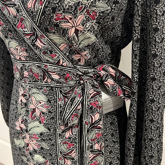 Max Studio Floral Print Wrap Maxi Dress - Picture 3 of 12